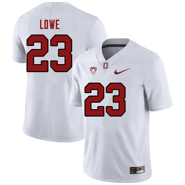 Youth #23 Jacob Lowe Stanford Cardinal College 2023 Football Stitched Jerseys Sale-White - Click Image to Close